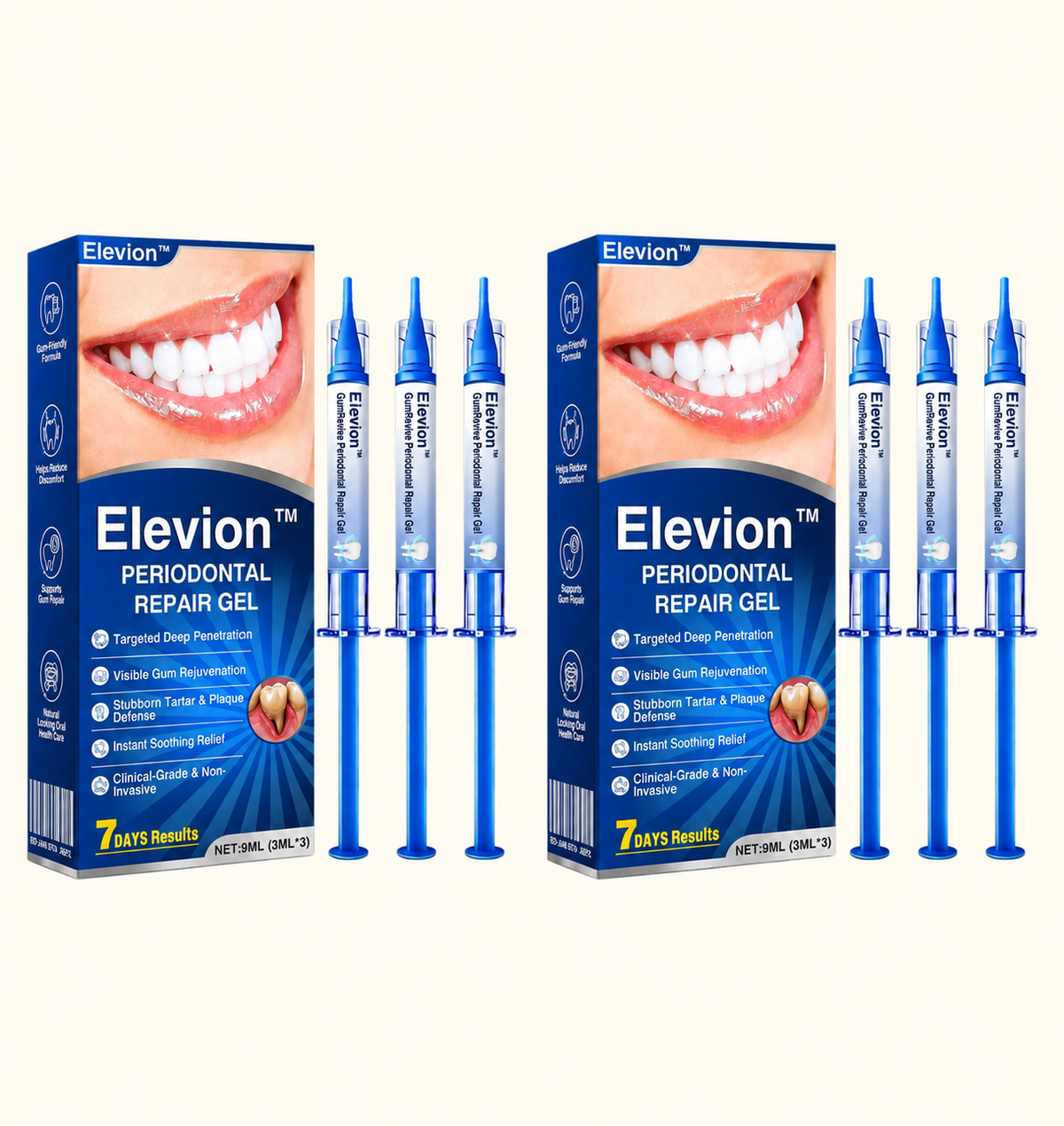 2 x Elevion™ Tandvlees Herstelgel